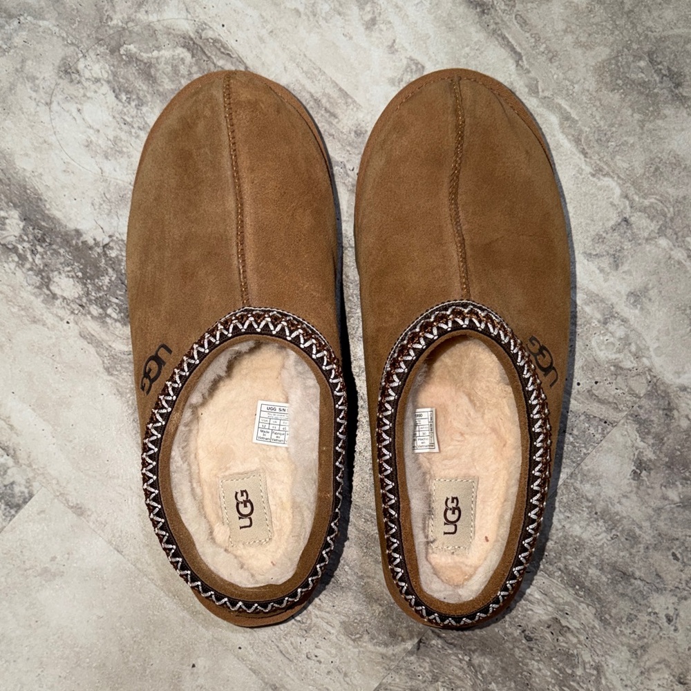 UGG Men's Brown Slip-On Loafers